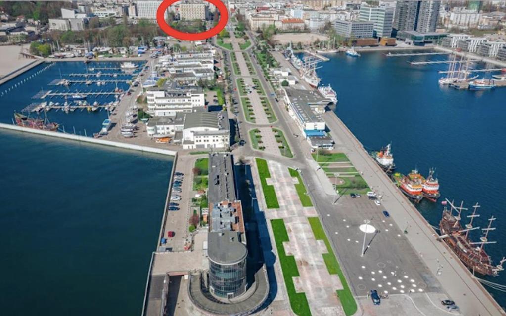9Th Floor Skwer Kosciuszki Z Widokiem Na Morze Leilighet Gdynia Eksteriør bilde
